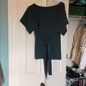 Green Tie Top